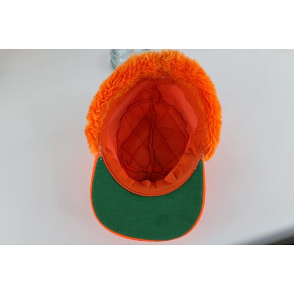 Vtg 70s Conservation Education Kentucky Safe Hunter Quilted Ear Flap Hat 7 1/8 - Picture 11 of 14